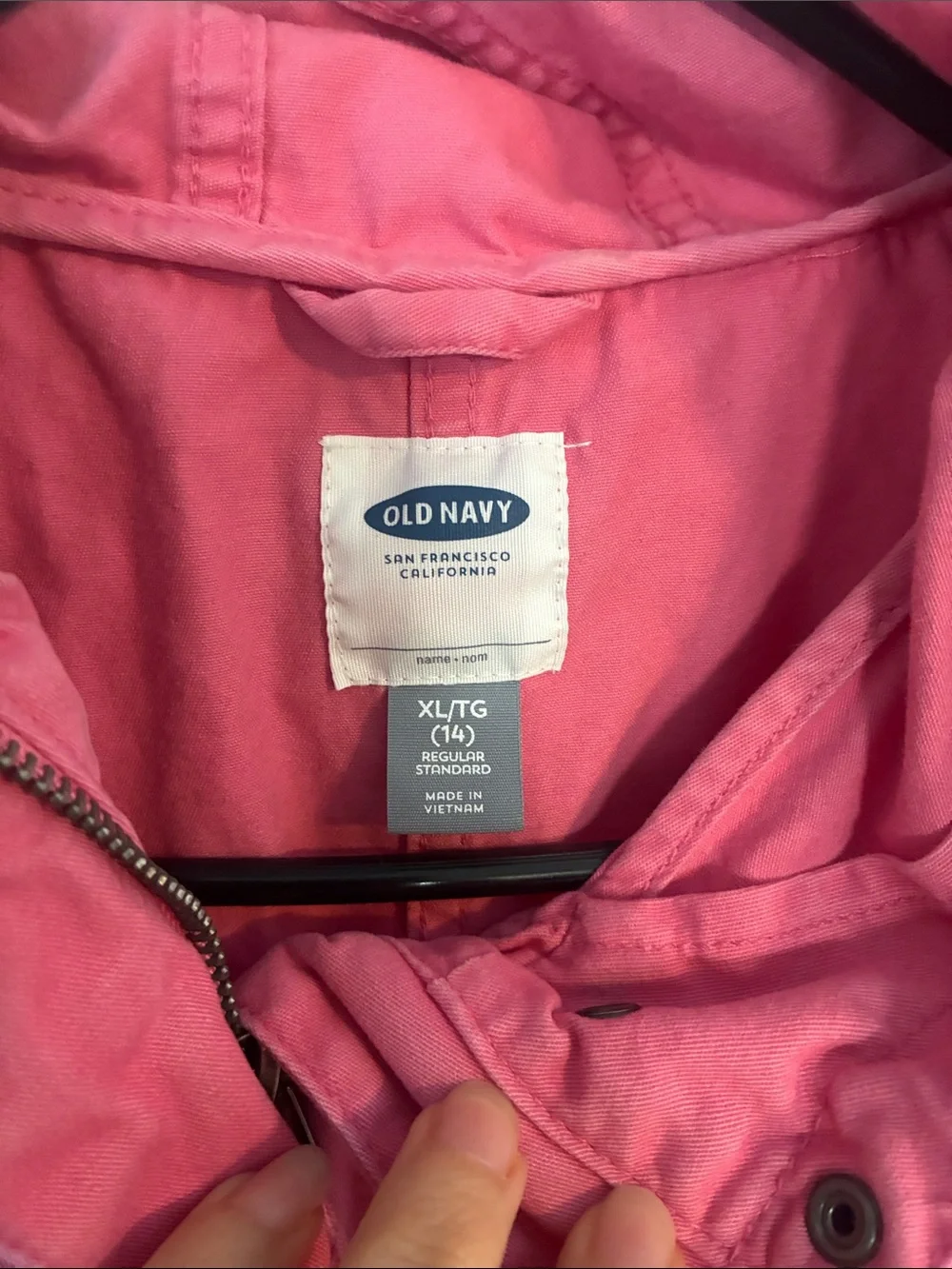 Girls cinch waist pink jacket